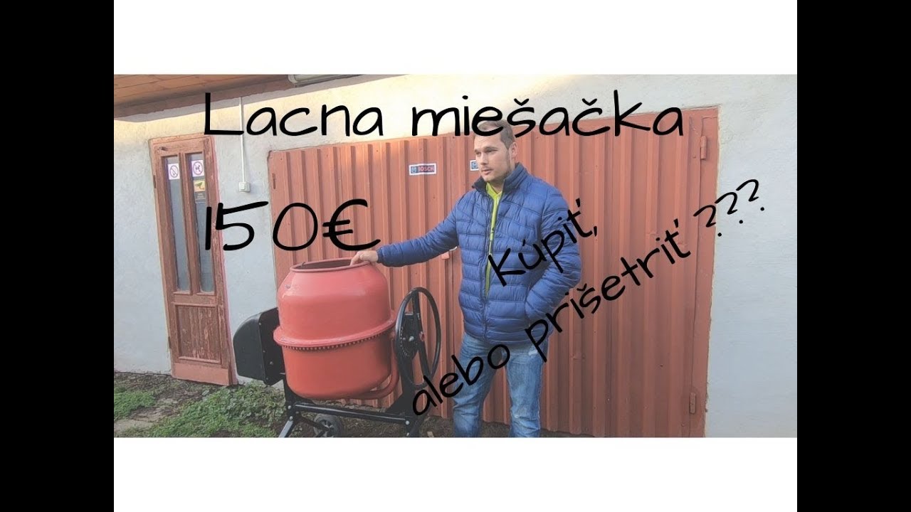 Stavebna miešačka za 150€