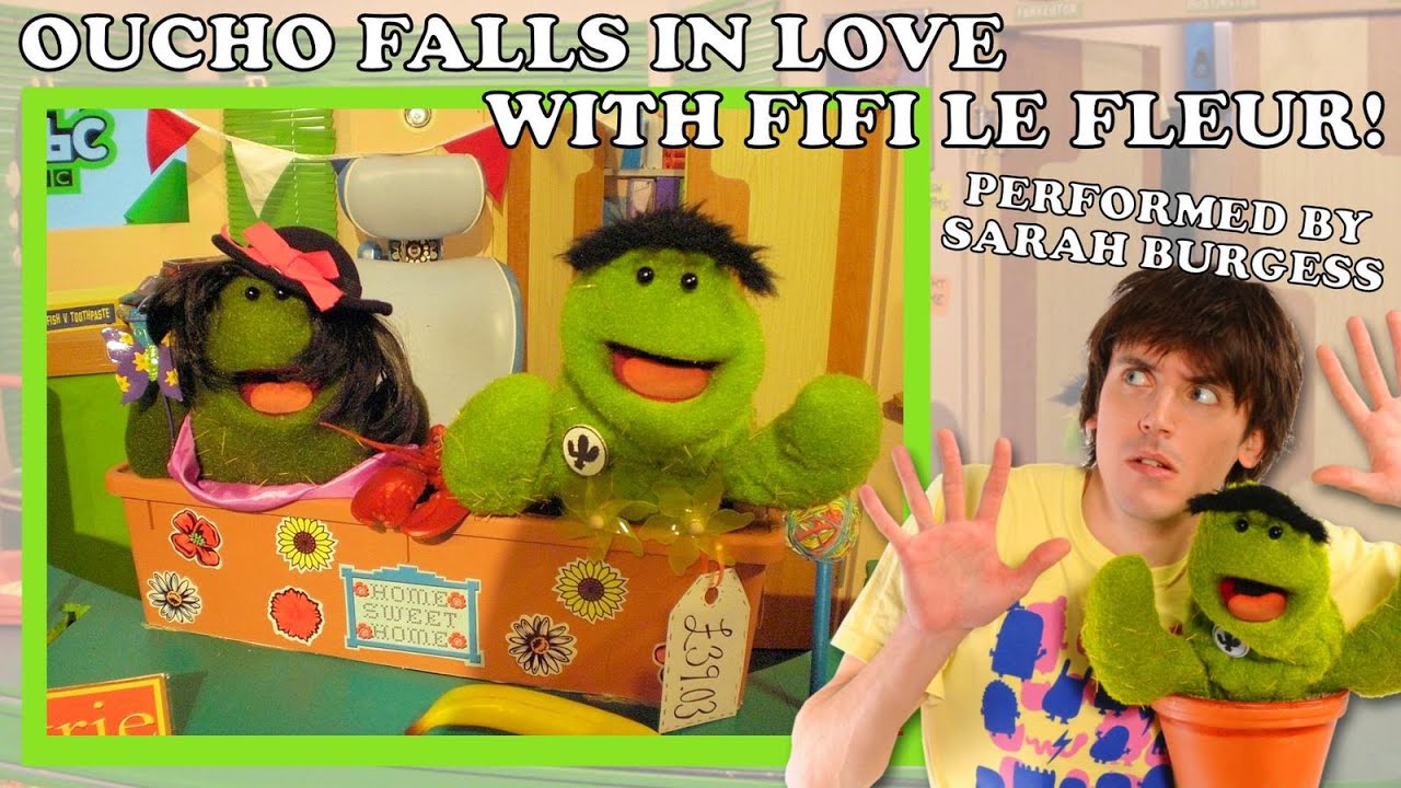Ed and Oucho in the CBBC Office - Fifi Le Fleur
