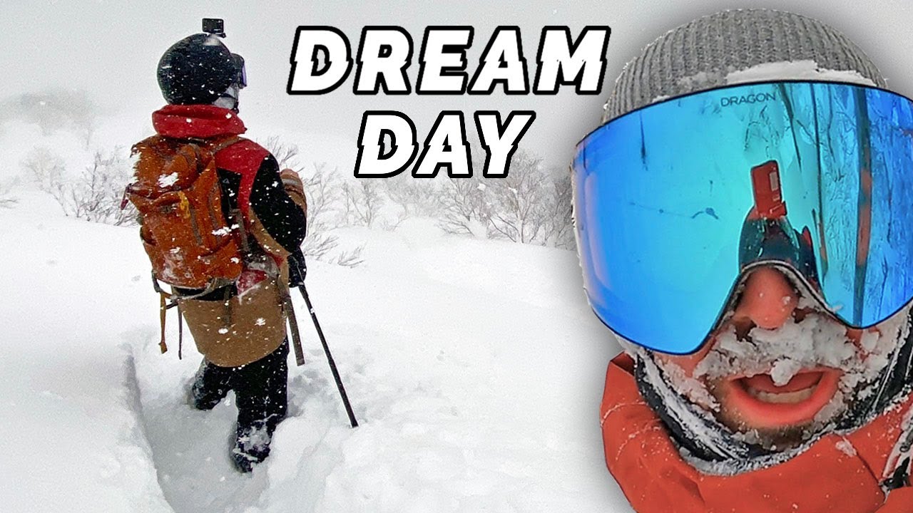 3ft DREAM Powder Day | Snowboarding in Japan