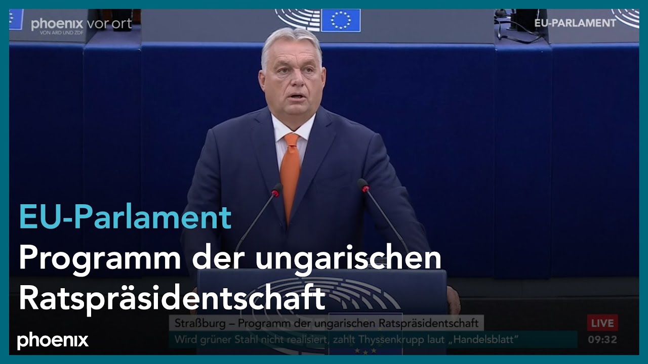 EU-Parlament: Vorstellung des Tätigkeitsprogramms des Ratsvorsitzes mit Viktor Orbán | 09.10.24