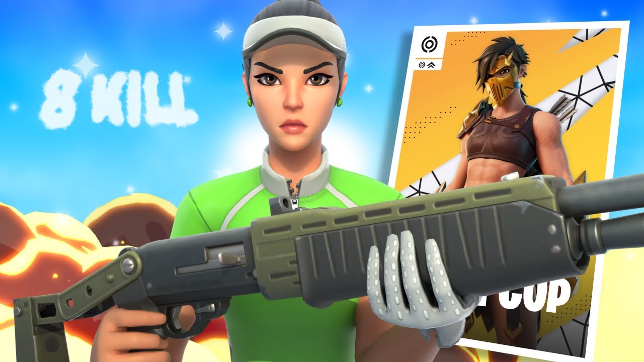 COMMENT J'ai fait ce TOP 1 8 KILLS en SOLO CASH CUP 🏆