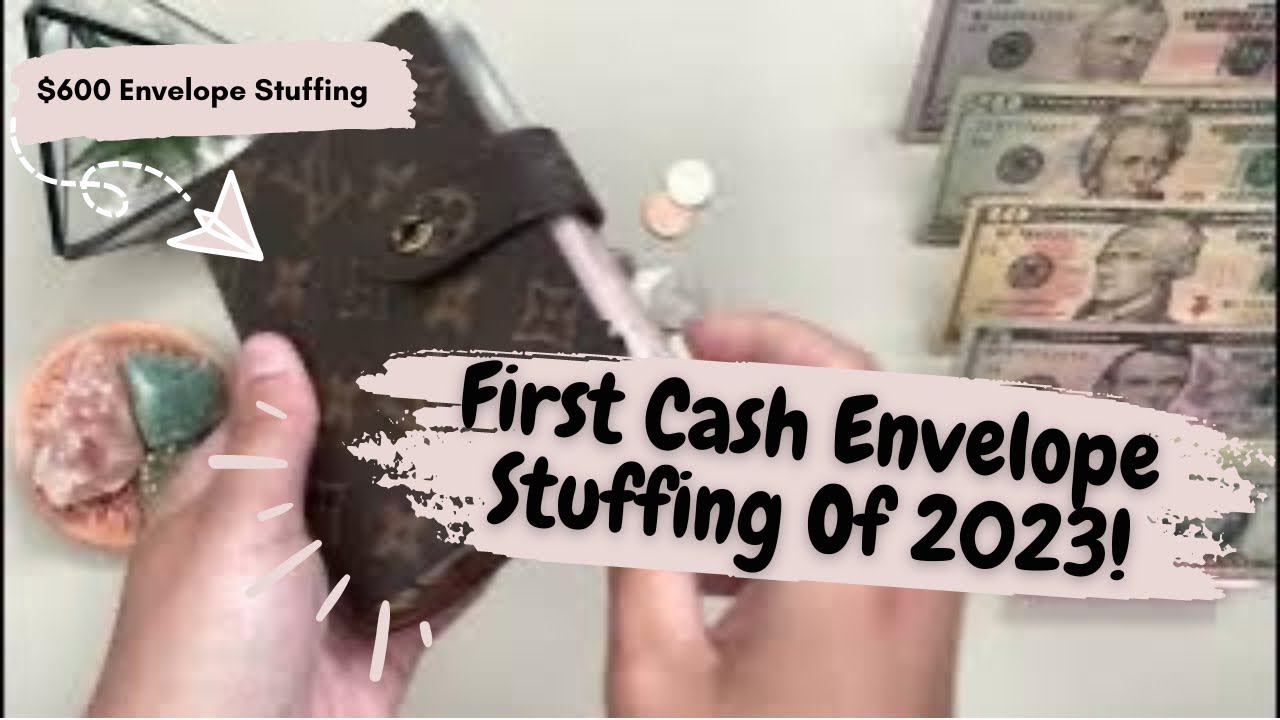 First Cash Stuffing Of 2023!| $600 Cash Stuffing| Single Mom Income