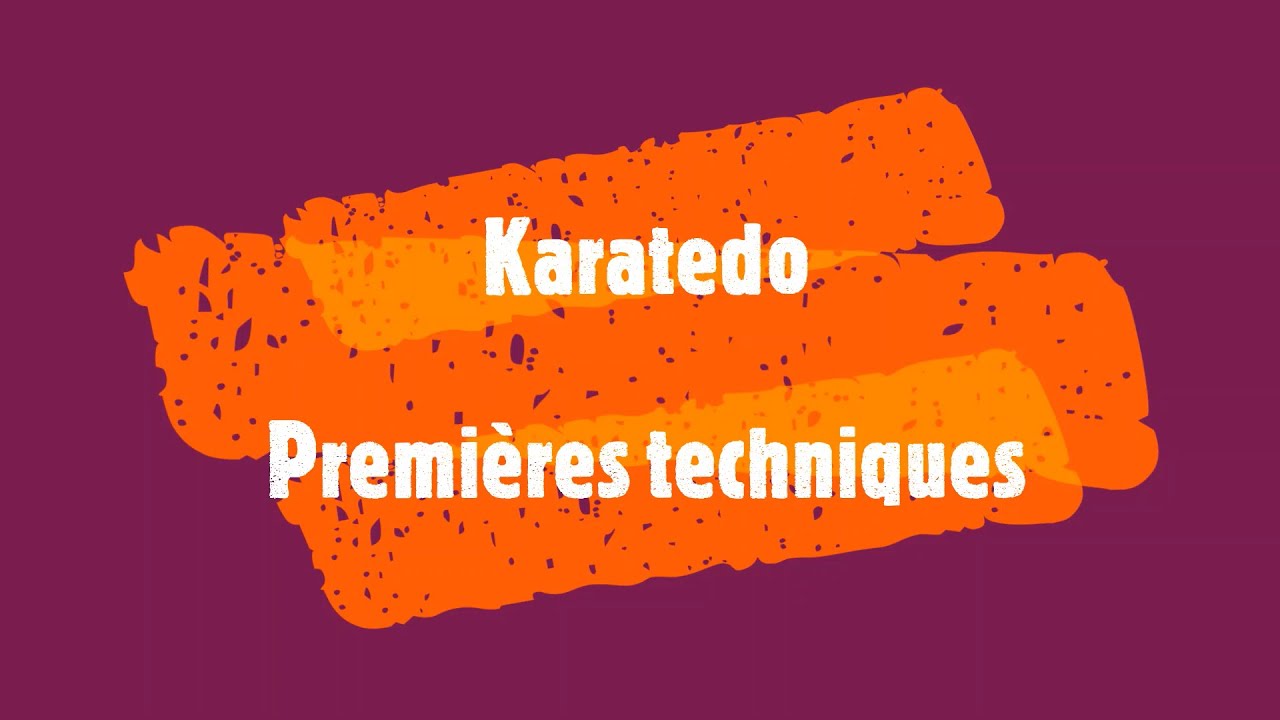 Les premières techniques de base