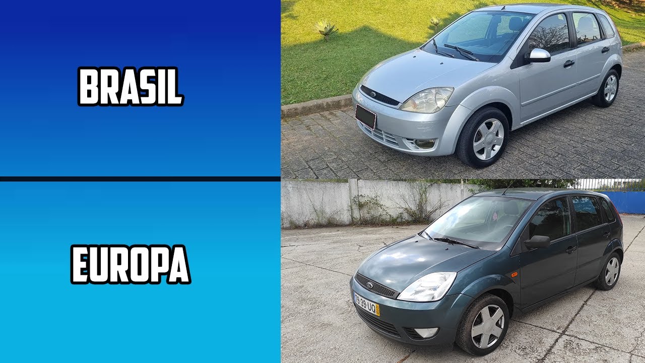 Ford Fiesta - Diferenças entre o europeu e o brasileiro