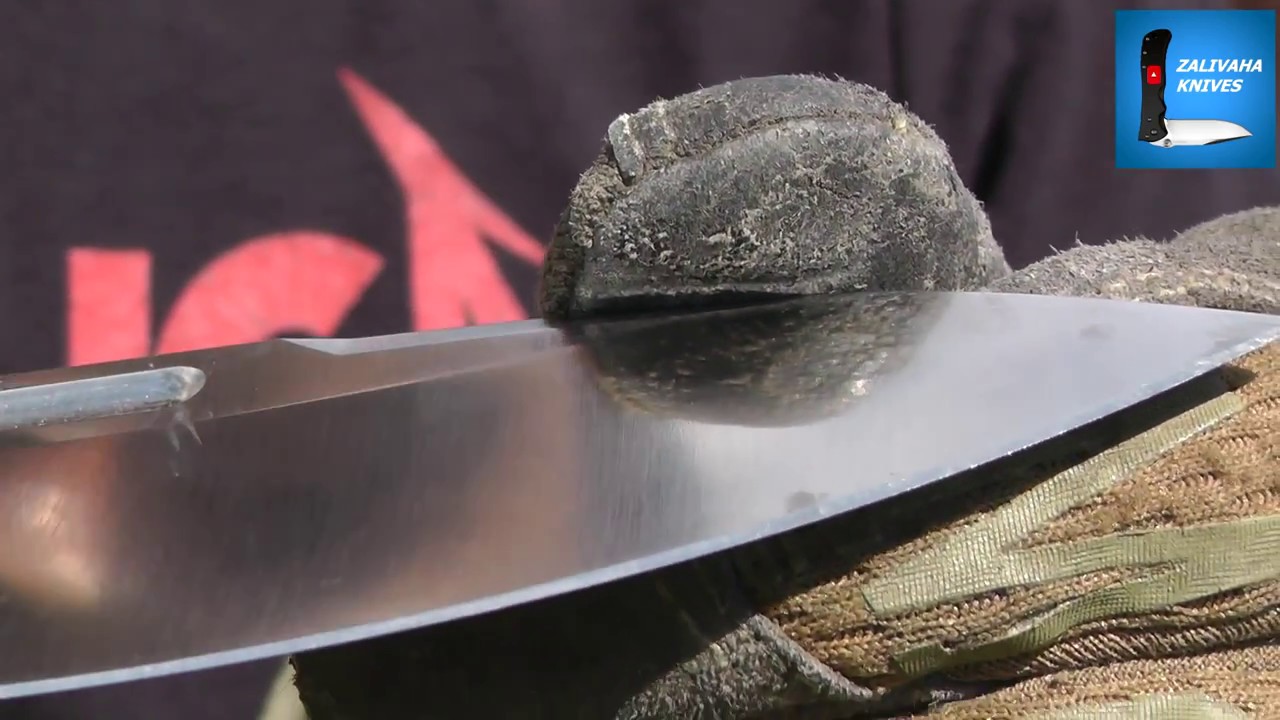 Тест ножа RealSteel Gardarik S