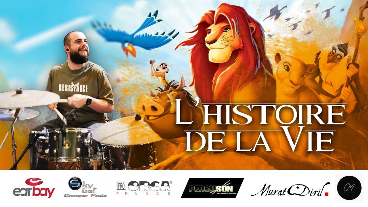 L'histoire de la vie - LE ROI LION // DrumCover // Corentin Martinez