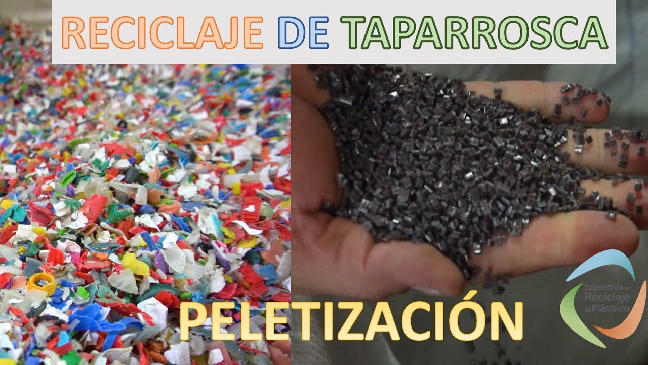 RECICLAJE DE TAPITAS 3 de 3 (PELETIZACIÓN)