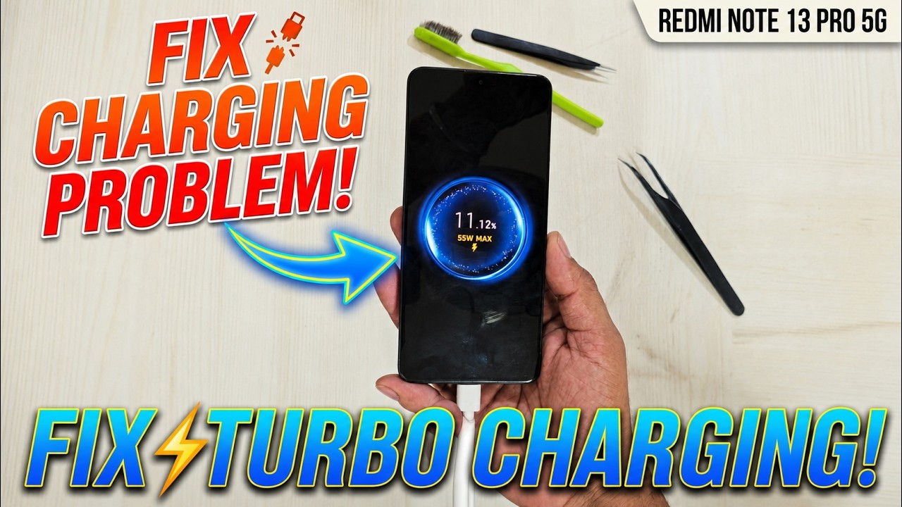 Redmi Note 13 Pro 5G Charging Problem | Charging Port Loose | Turbo Charging Not Support