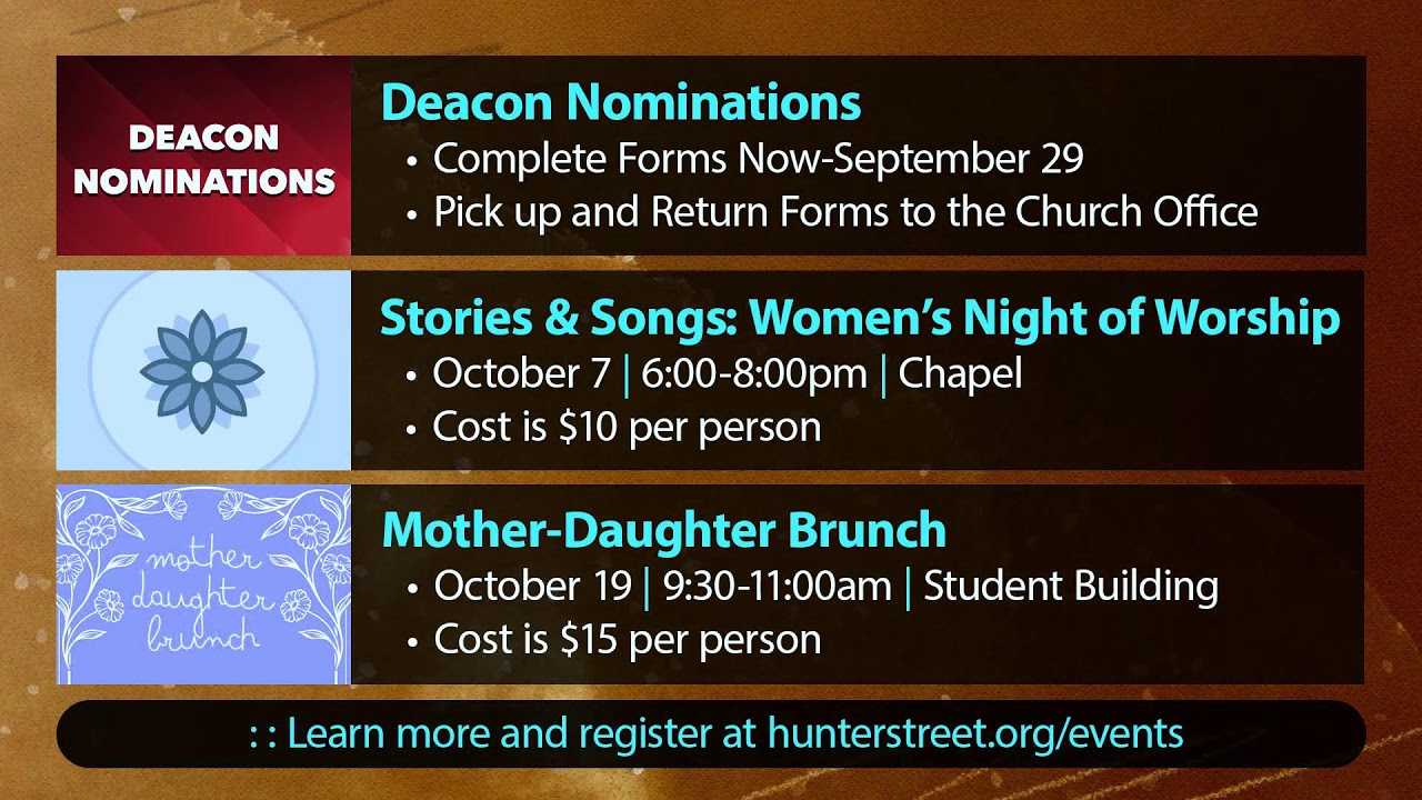 09-22-2024 || Hunter Street Worship Service