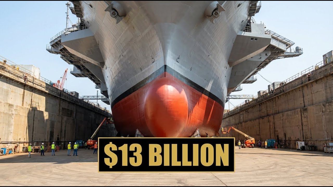 US Navy’s $13 Billion Restored USS Gerald R. Ford Supercarrier