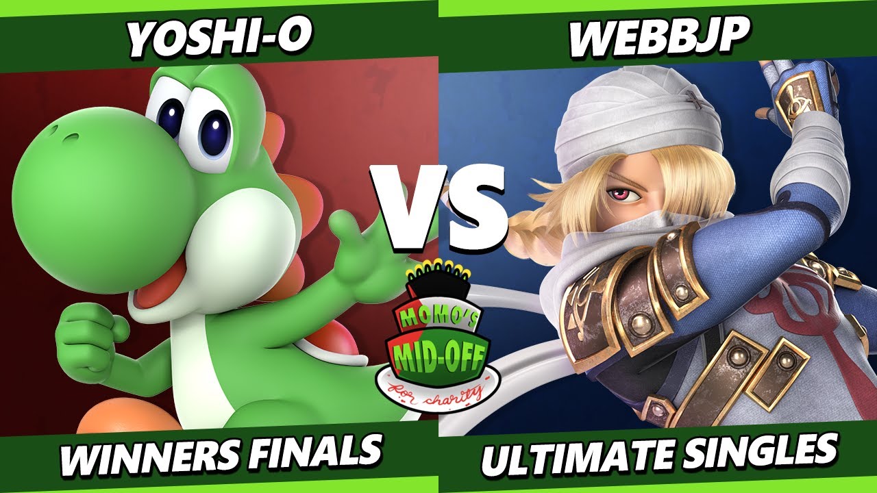 Momo's Mid-Off Winners Finals - Yoshi-O (Samus, Yoshi) Vs. WebbJP (Sheik) SSBU Ultimate Tournament