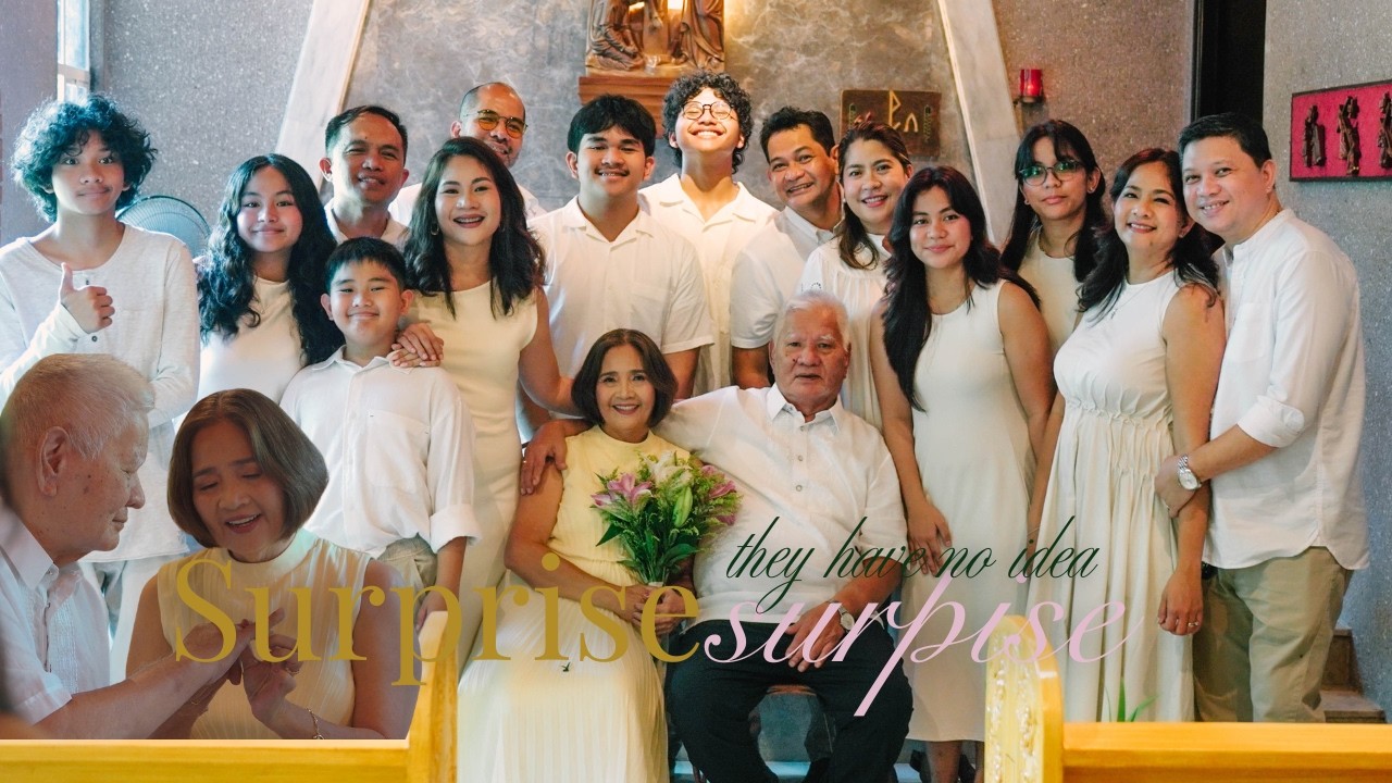 We Surprised Our Parents for Their 50th Wedding Anniversary! | Golden Anniversary Behind the Scenes