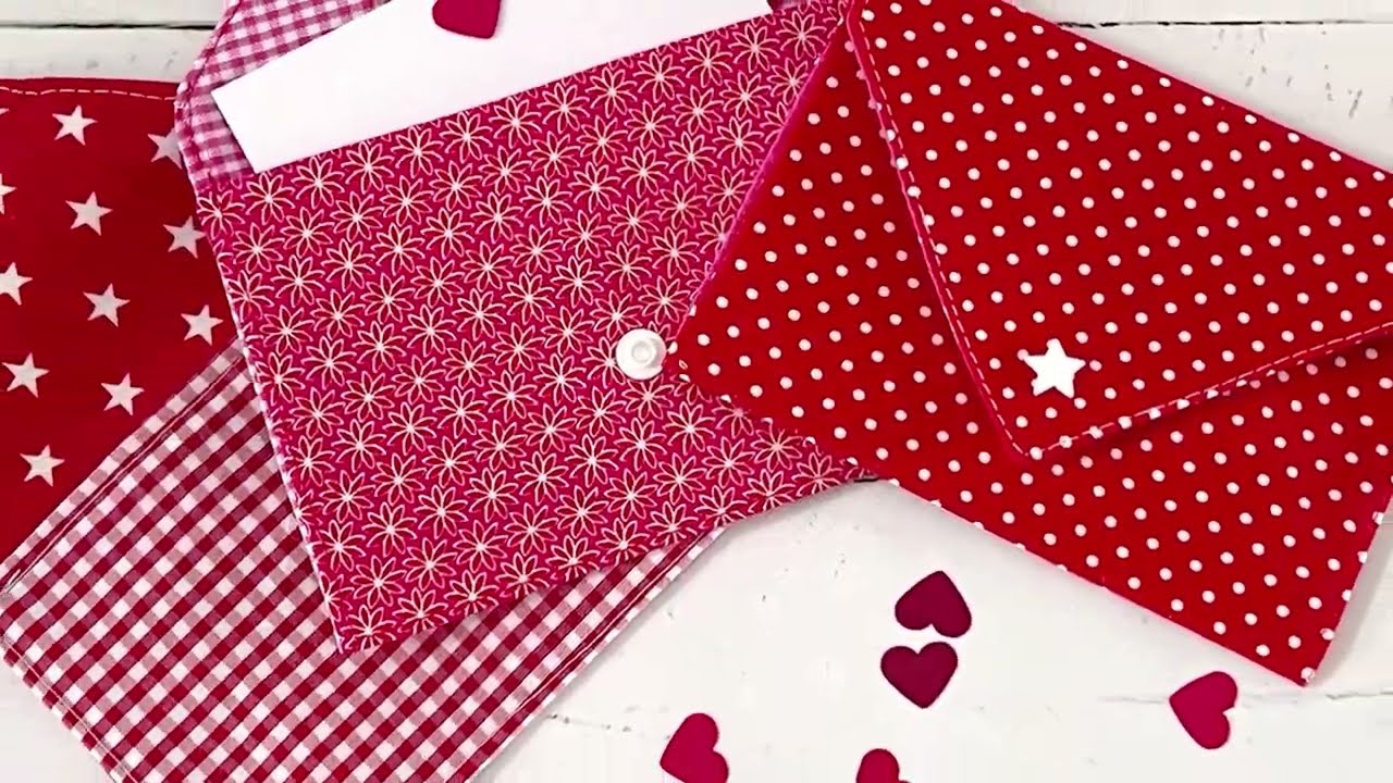 Brother Blog - Fabric envelopes for Valentine’s Day - and beyond