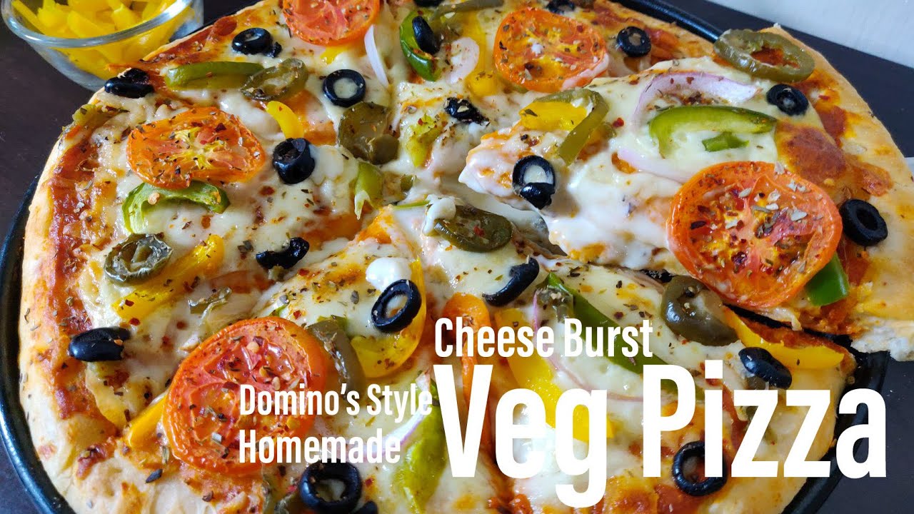Cheese Burst Pizza Recipe | Homemade Domino's style Pizza | Best Bites