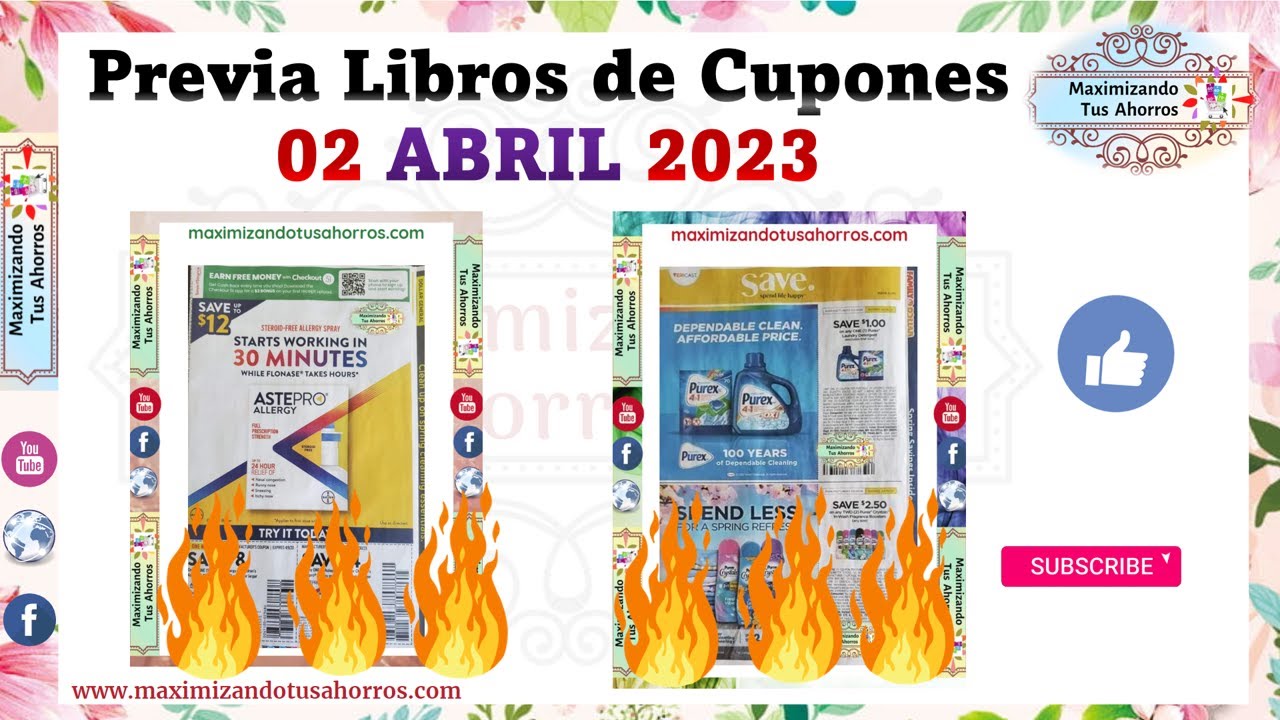 🚨Previa Libros de Cupones 👉🏻4/2/23
