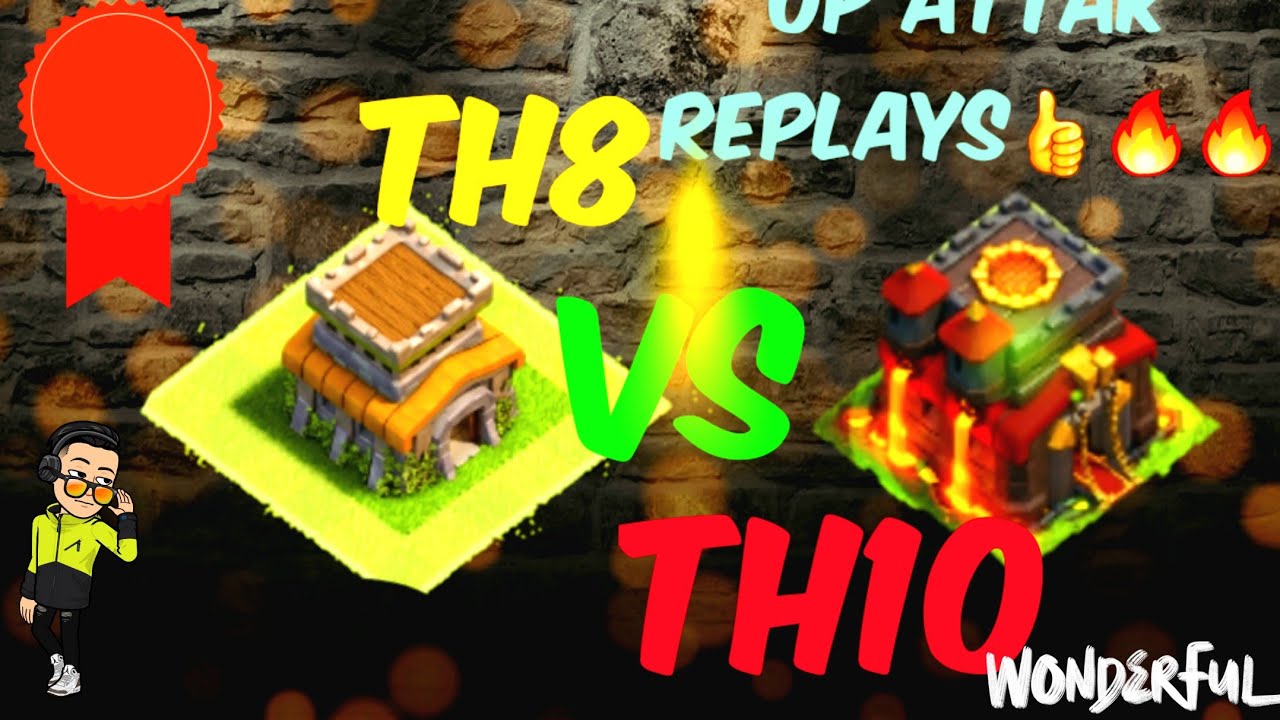 Clash of clans/ TH8 VS TH10 op attacks... must watch🔥🔥