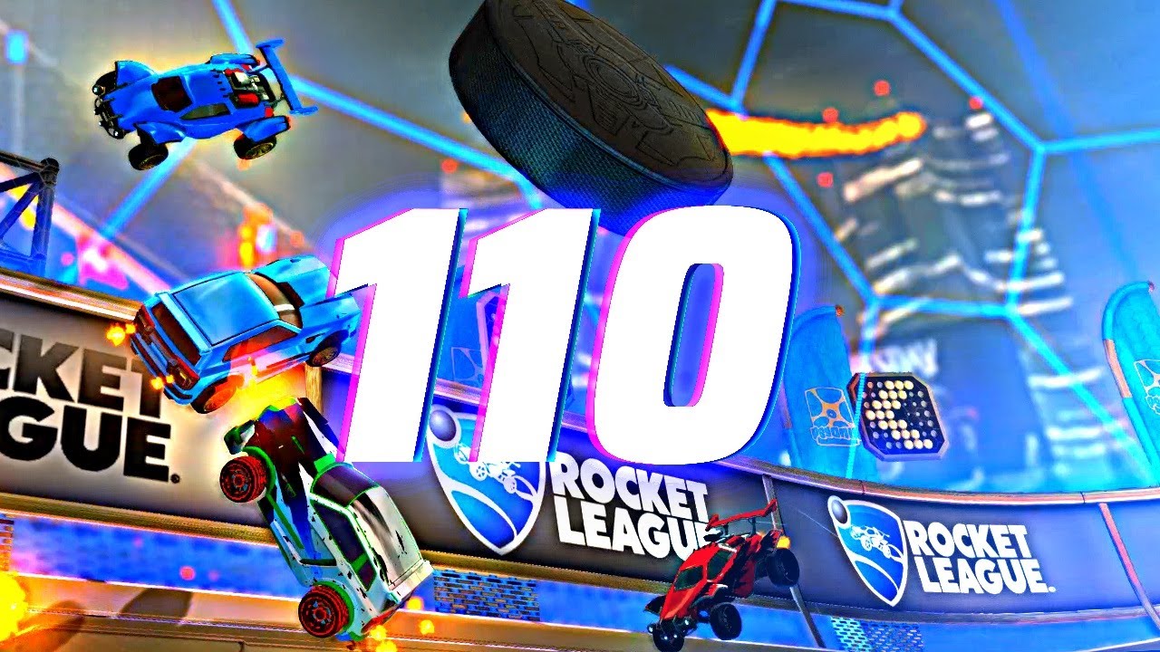 ROCKET LEAGUE INSANITY 110! (ЛУЧШИЕ ГОЛЫ, 210 КМ/Ч СНЕЖНЫЙ УДАР!?? 🤯)