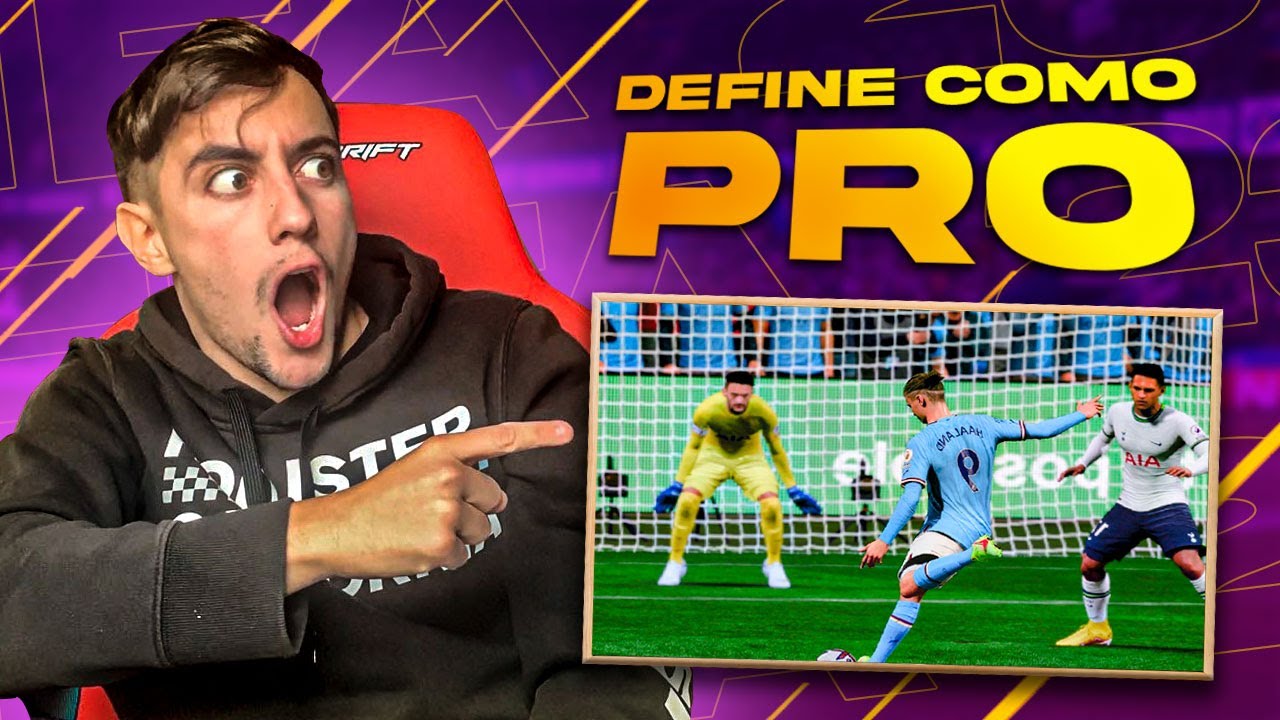 ¡La DEFINICIÓN mas CHETADA en FIFA 23! 🚀| TIRO RASO | tutorial⚽