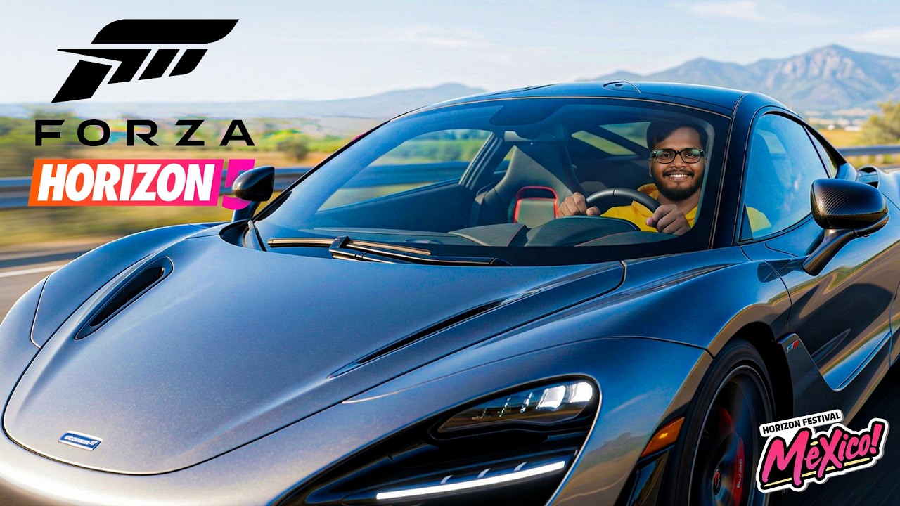 Forza Horizon 5 Driving Wheel Gameplay Tamil Live | கார் ஓட்டலாம் வாங்க..! | Logitech G29 | #shorts
