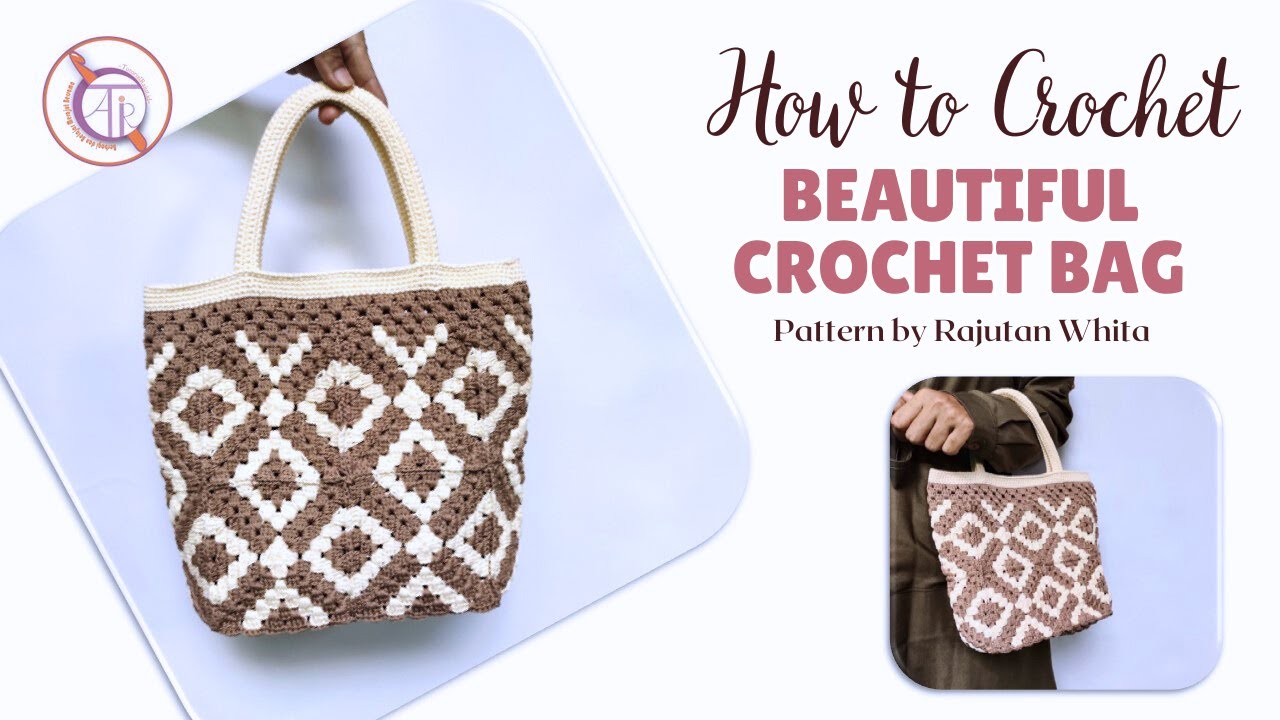 Tutorial Tas Rajut Granny Terbaru dan Sangat Cantik by Rajutan Whita