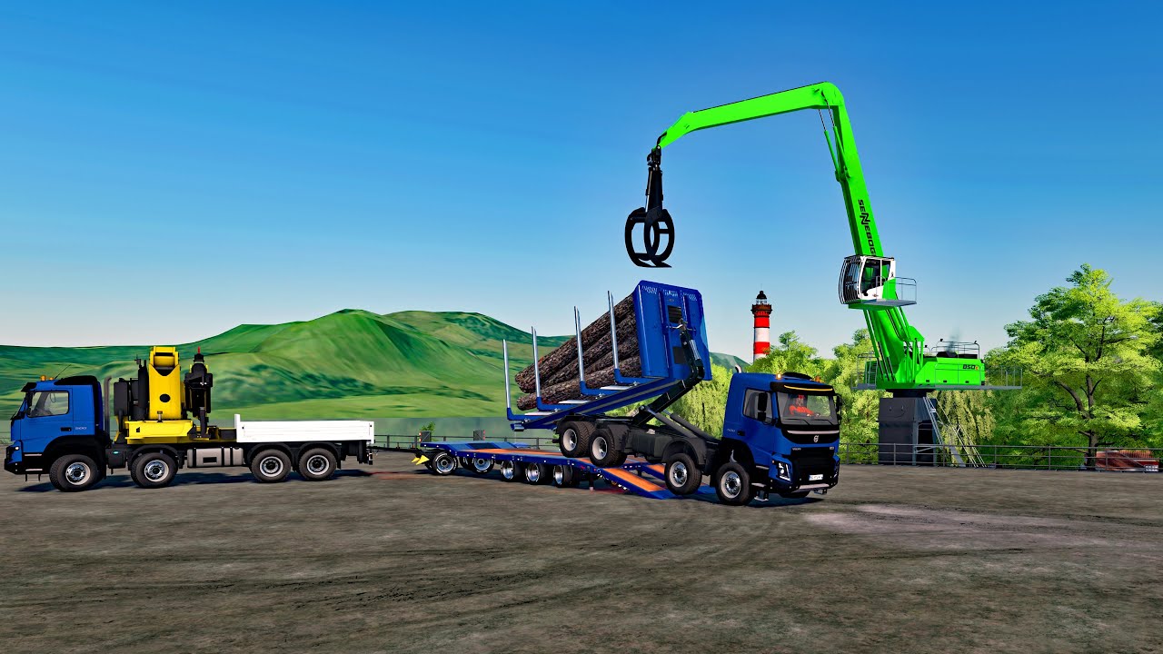 FS22 - Map Bjornholm 015🌲🫐 - Forestry, Farming and Construction - 4K