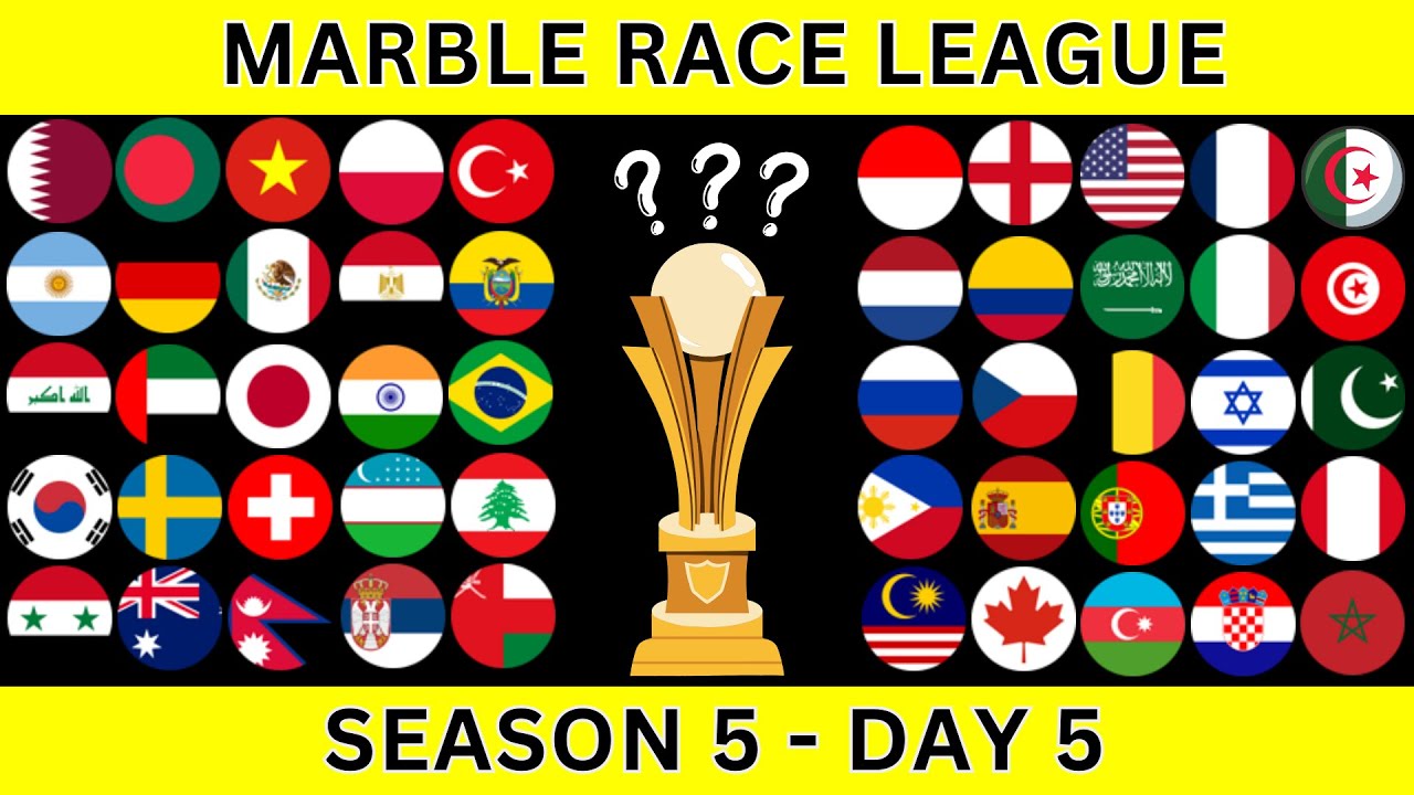 Marble Race League Season 5 DAY 5 Marble Race in Algodoo