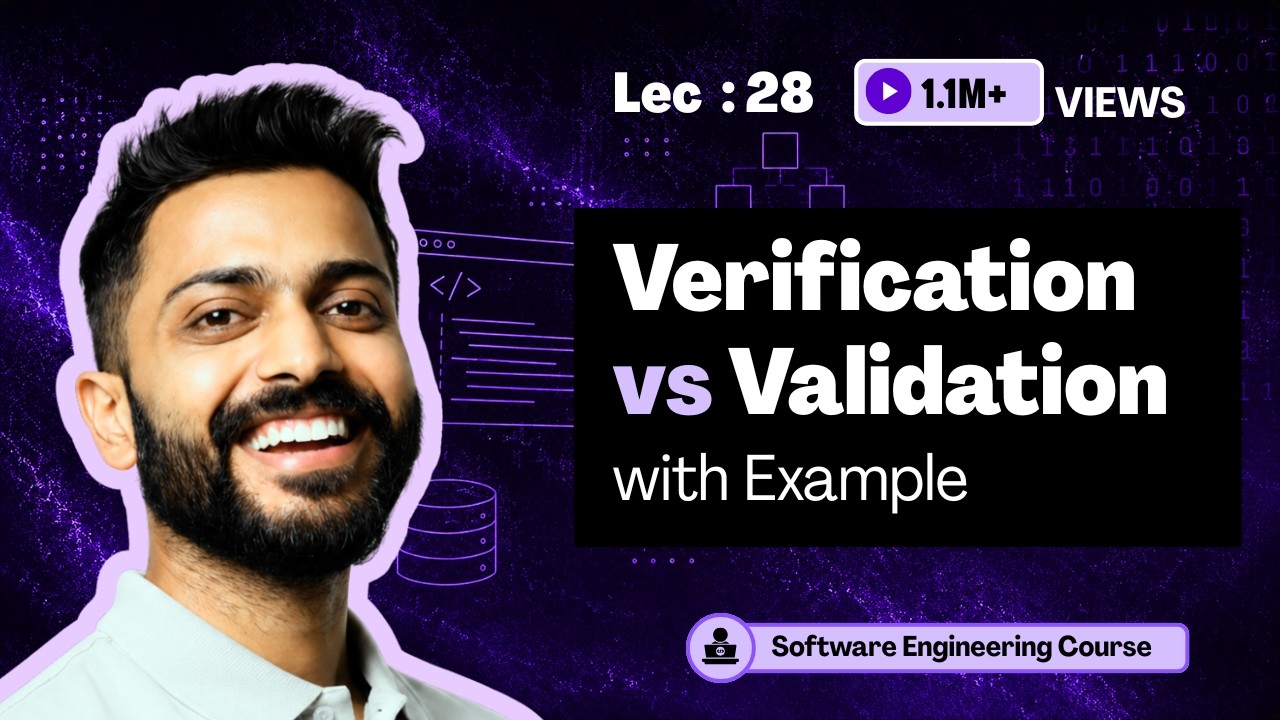 Verification vs Validation in Software Engineering