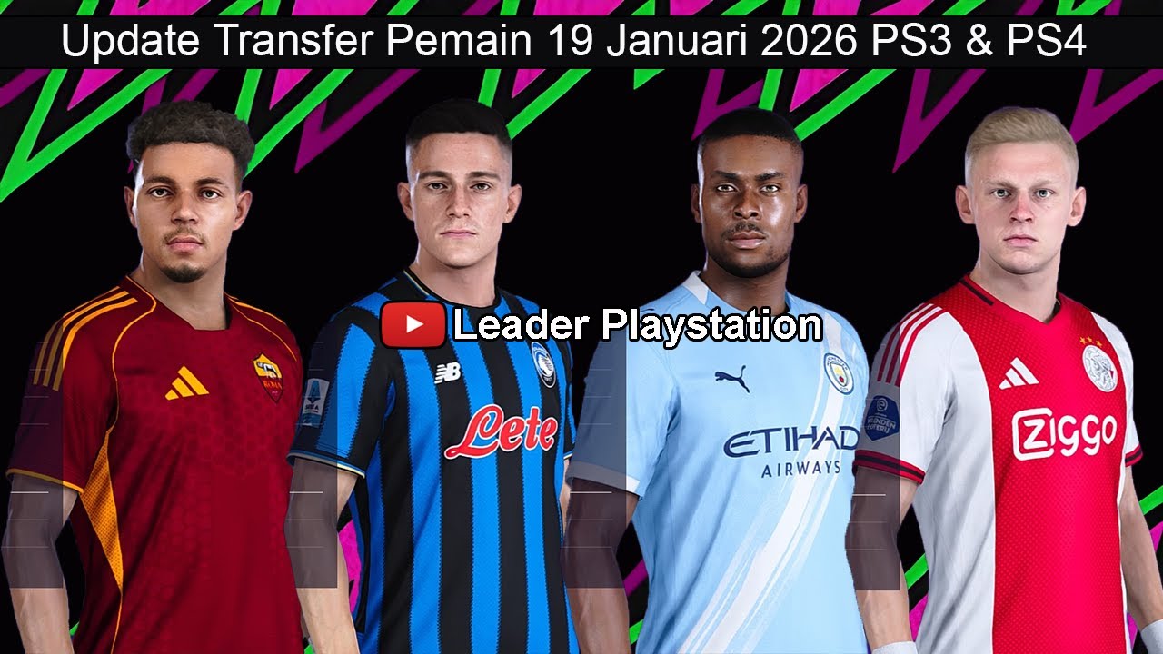 Обновление информации о трансферах игроков от 19 января 2026 г. eFootball PS3 и PS4