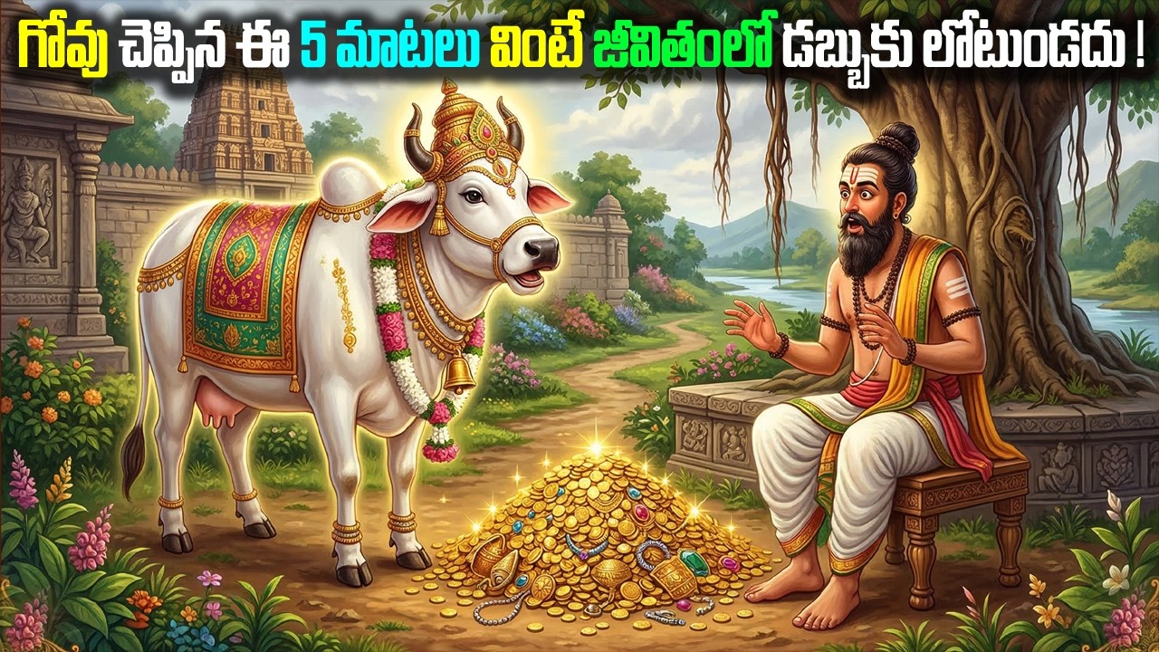 గోవు చెప్పిన ఈ 5 మాటలు వింటే జీవితంలో డబ్బుకు లోటుండదు ! || Govu Cheppina 5 Matalu #gomata #katha