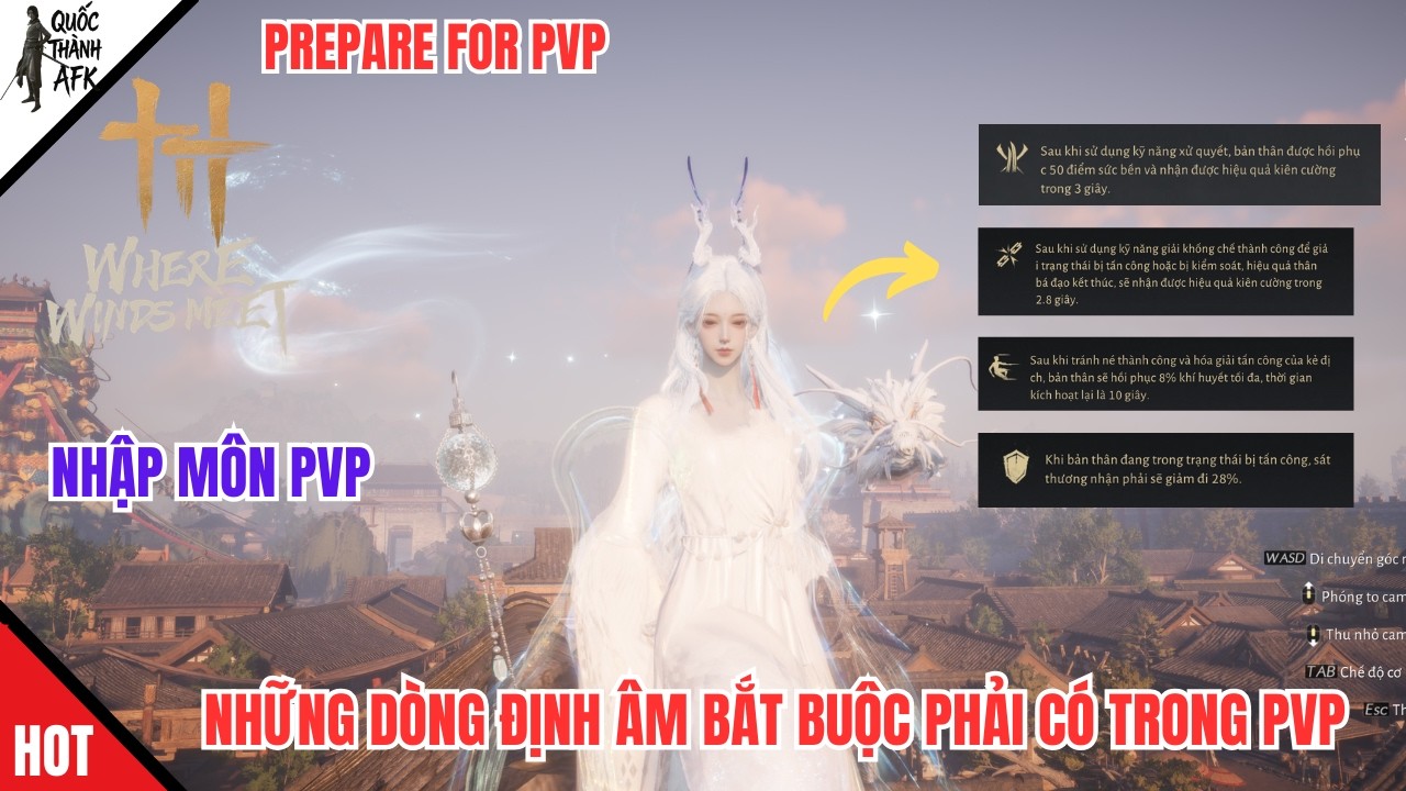 Where Winds Meet | Hướng dẫn Nhập môn PVP: Những dòng Định Âm bắt buộc phải có  - Prepare for PVP
