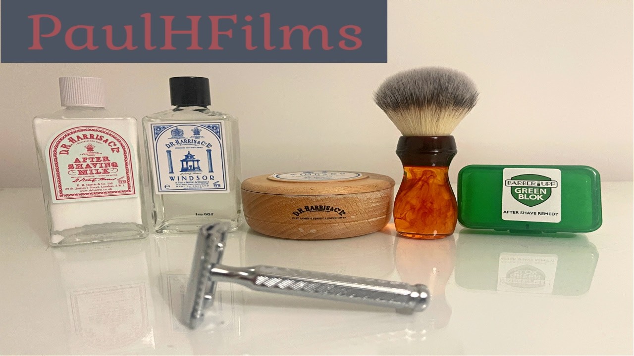 Бритва Merkur 42c (1904) DE | Мыло для бритья D.R.Harris Windsor