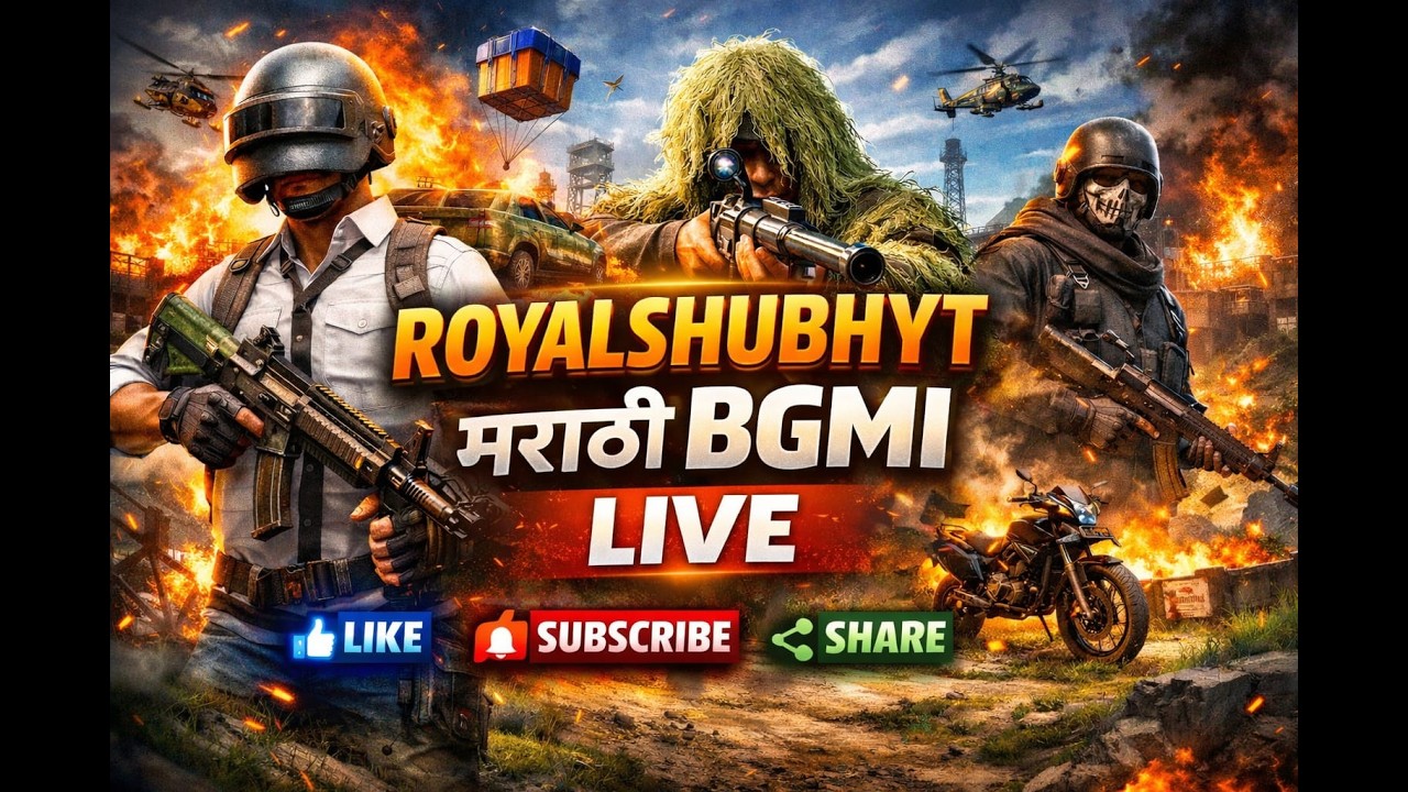 @ROYALSHUBHYT BGMI MARATHI LIVE|मराठी स्ट्रीमर| मराठी गेमर#shreemanlegend #marathistreamer #bgmi