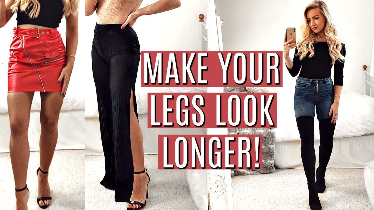 MAKE YOUR LEGS LOOK LONGER! / FASHION HACKS!