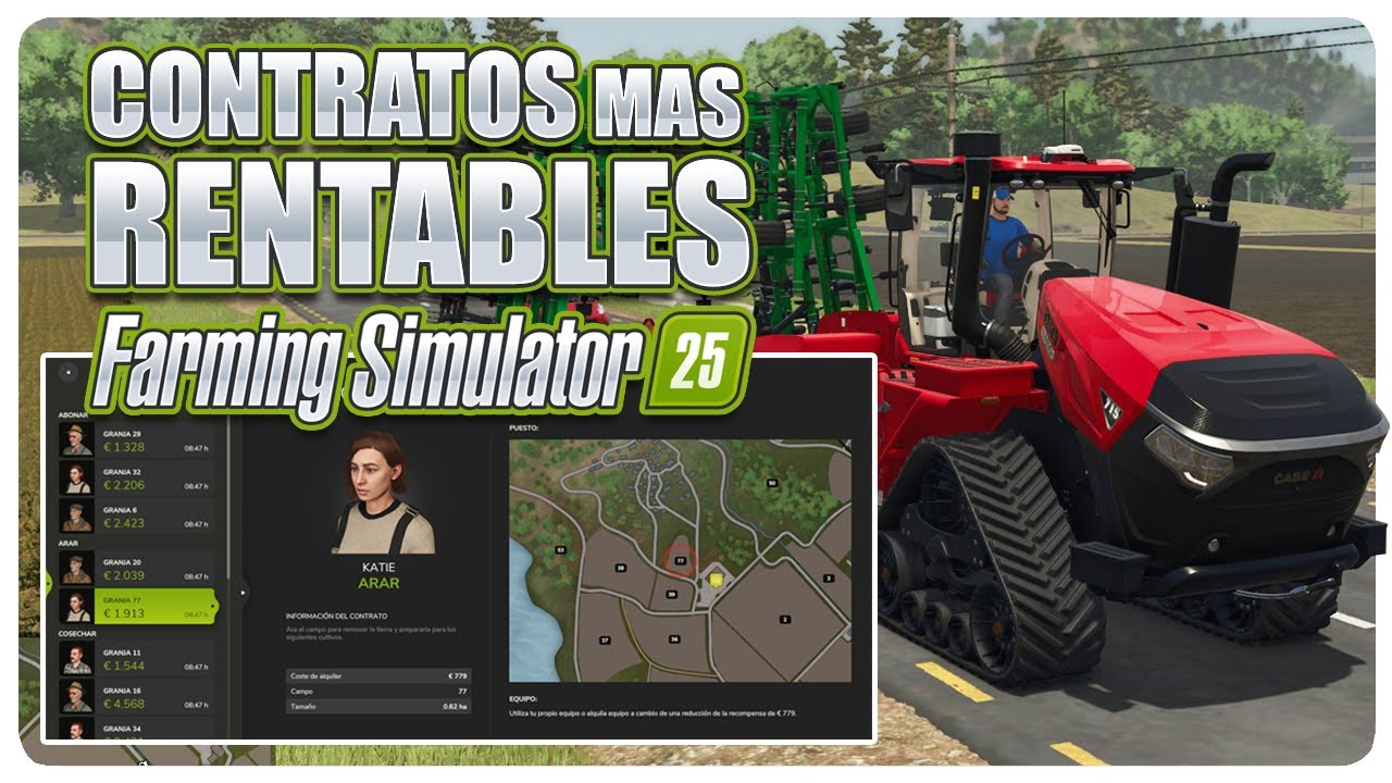 Gu&iacute;a FS25 🚜 TODO sobre los NUEVOS CONTRATOS en FARMING SIMULATOR 25