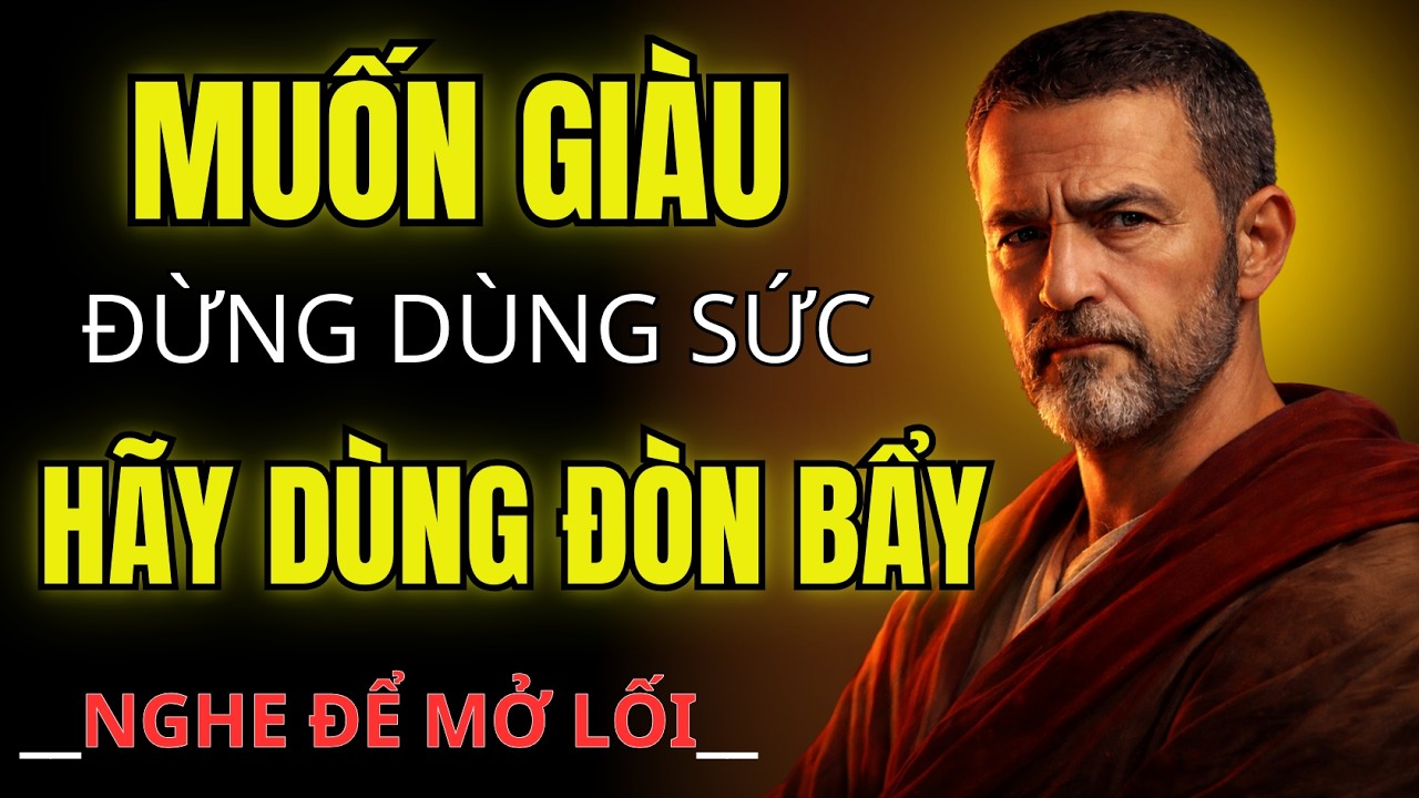 CỔ NHÂN DẠY – Người Muốn Có Tiền Phải Hiểu Sức Mạnh Của ĐÒN BẨY | Triết Lý Sống