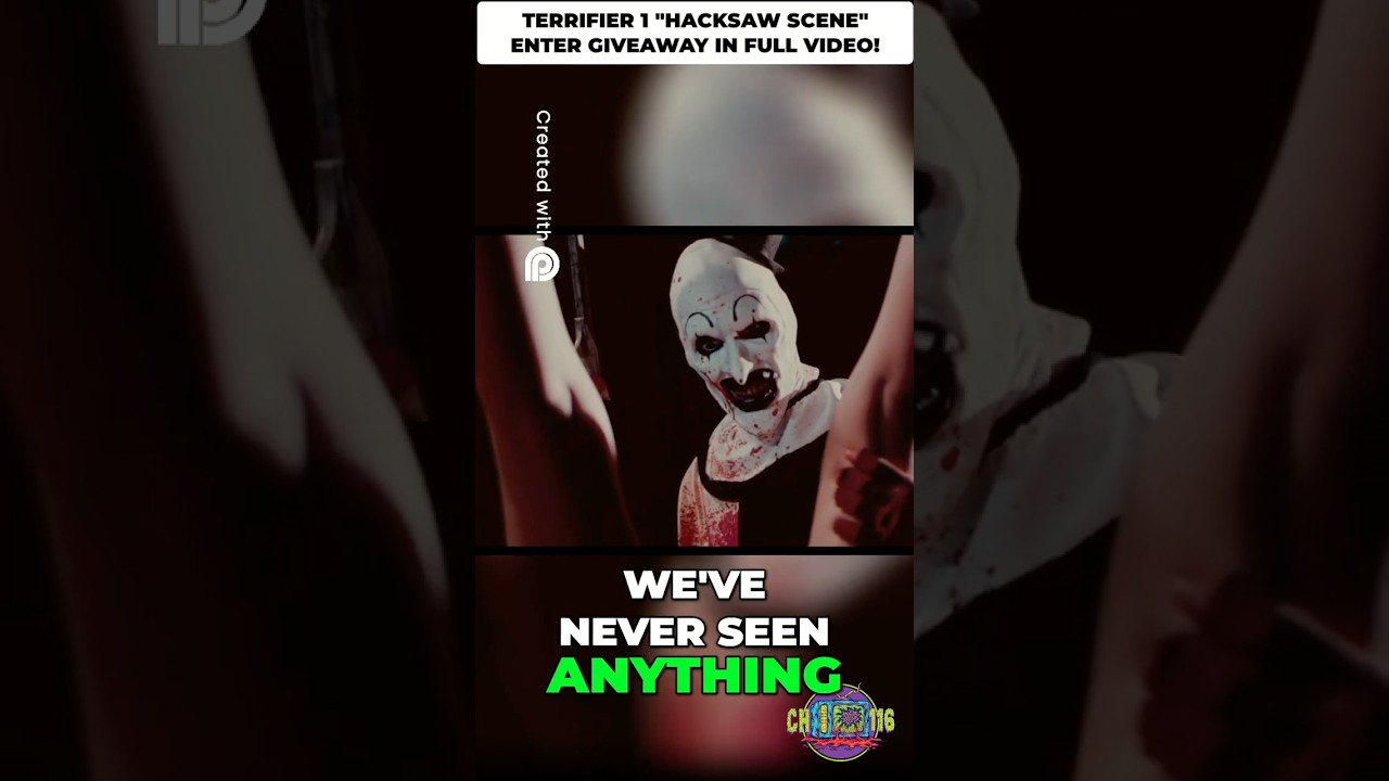 This Terrifier Scene Made Every Horror Fan&rsquo;s Jaw Drop 😱🪚 #Terrifier #Shorts #hacksaw