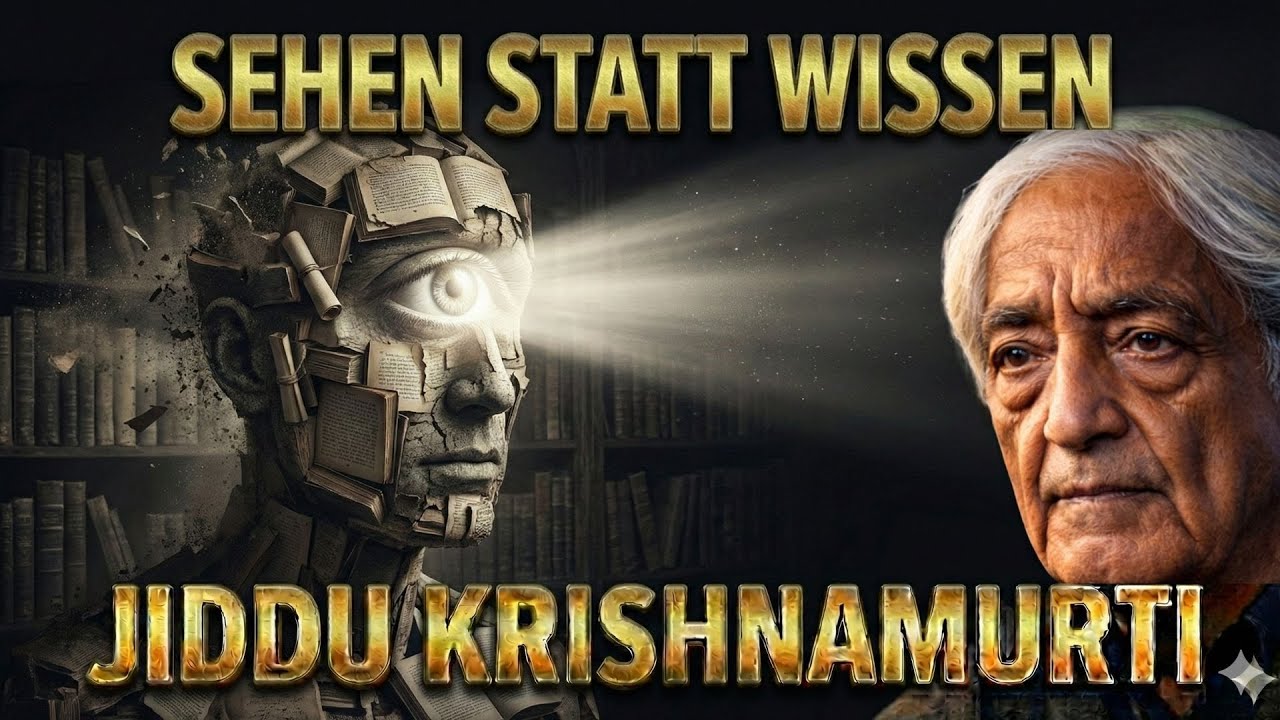 Wenn Wahrnehmung Wissen Übersteigt | Jiddu Krishnamurti Spricht Klar