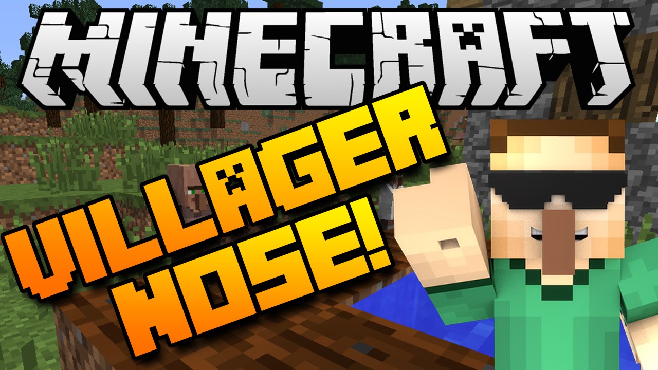 Minecraft Mods VILLAGER'S NOSE Mod (Mod Spotlight)