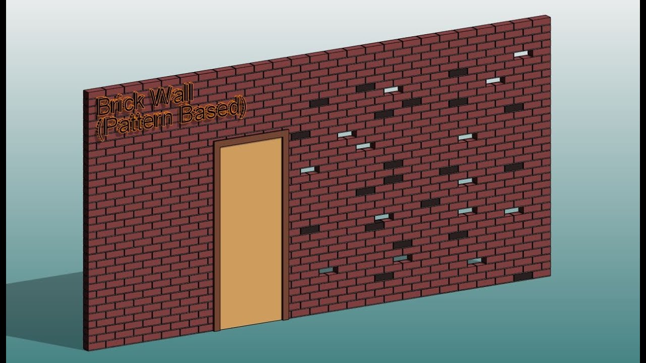 Everyday Revit (День 382) — Кирпичная стена с узором