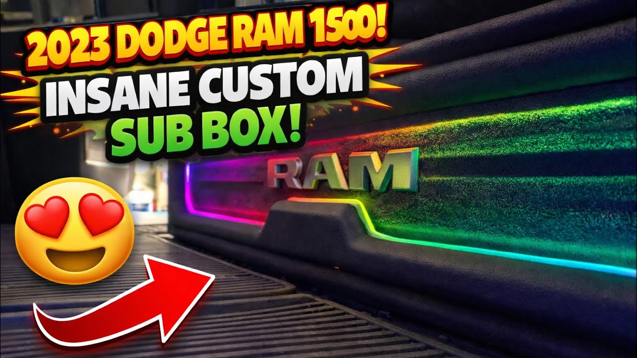 Beautiful Dodge ram subwoofer enclosure
