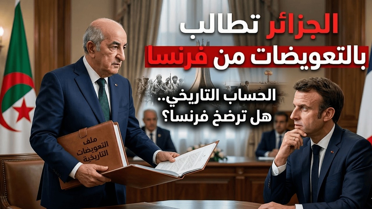 عاجل: الجزائر تصدم فرنسا بملف التعويضات التاريخية.. هل تدفع باريس الثمن؟