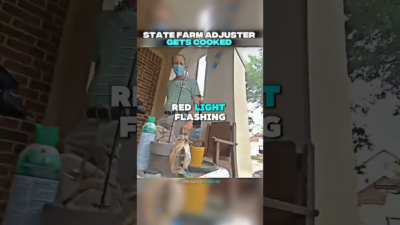State Farm Adjuster Gets Cooked 😳 #shorts