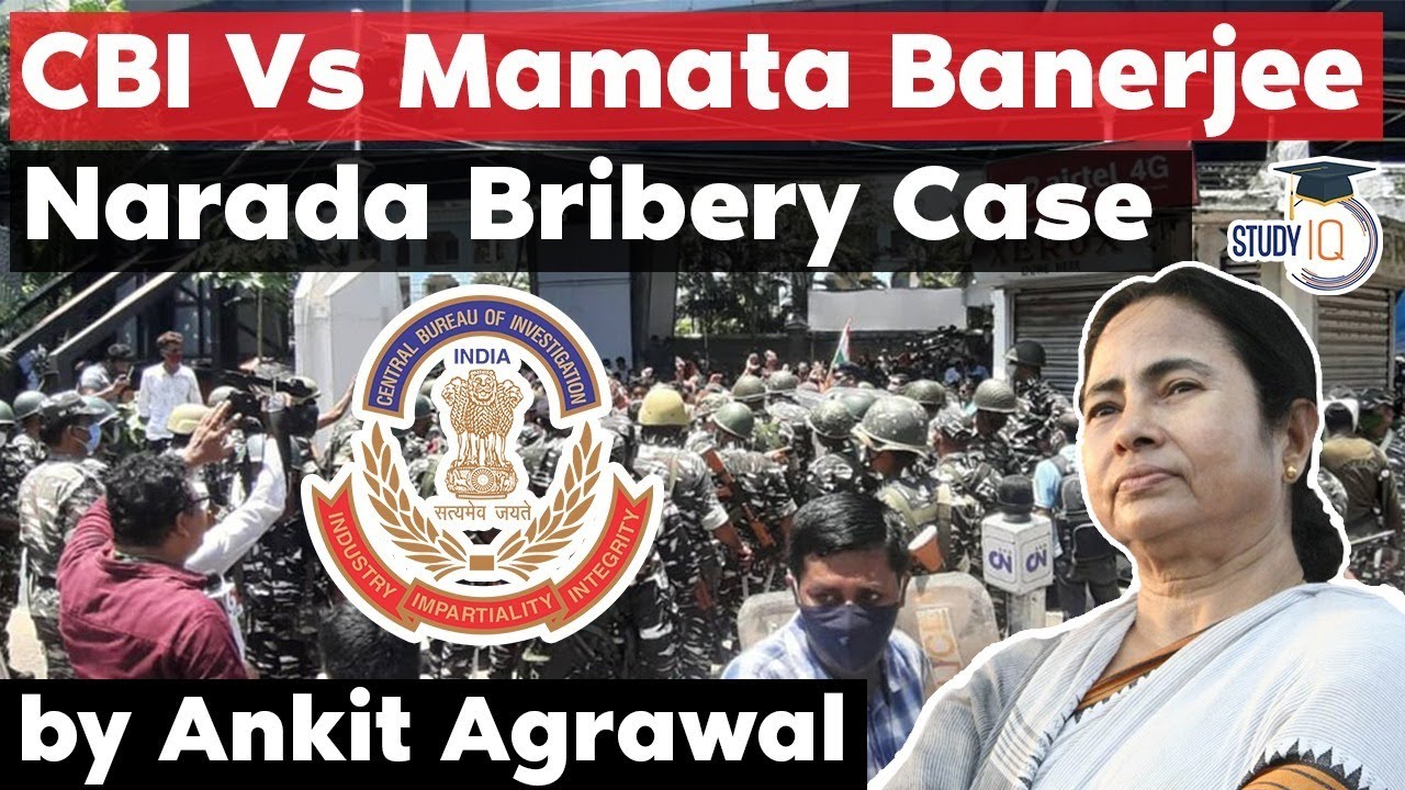 Mamata Banerjee vs CBI - What is Narada bribery case? Indian Polity Current Affairs for UPSC