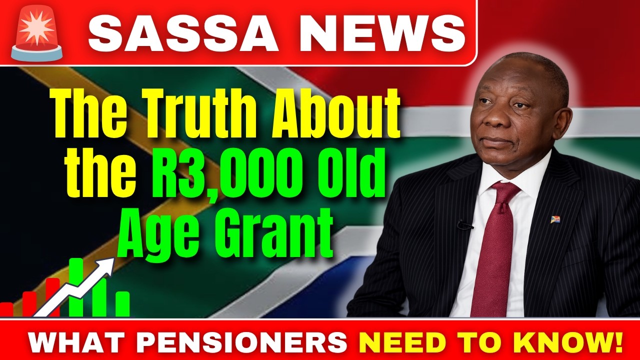 🚨 SASSA News: The Truth About the R3,000 Old Age Grant &ndash; What Pensioners Need to Know!
