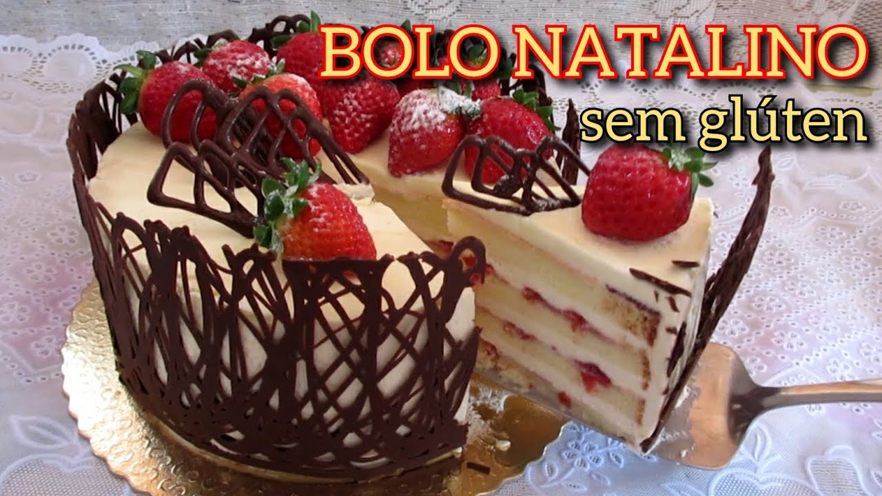 BOLO NATALINO SEM GLÚTEN SEM FERMENTO | FAÇA E VENDA RENDA EXTRA FIM DE ANO