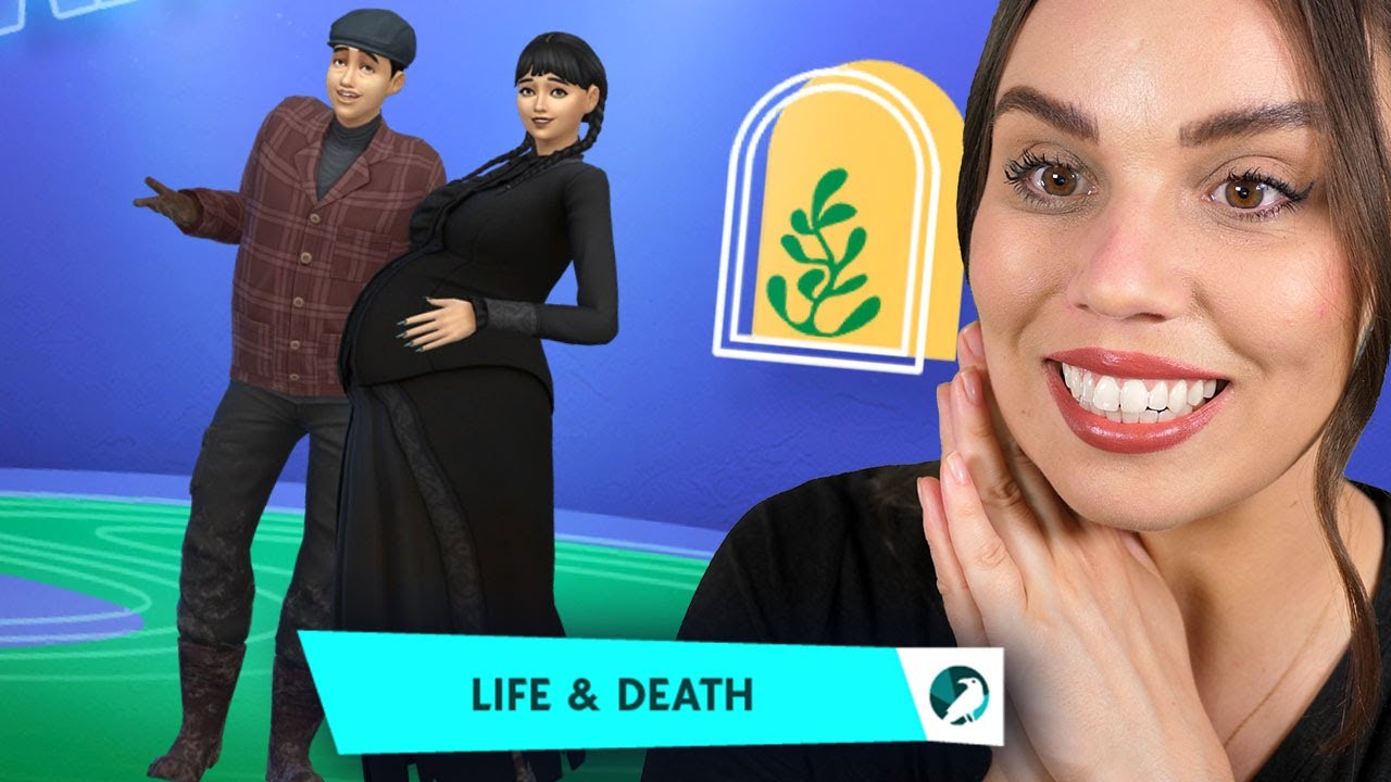 We are pregnant with the Grim Reaper! | The Sims 4 Life and Death Livestream (part 5)