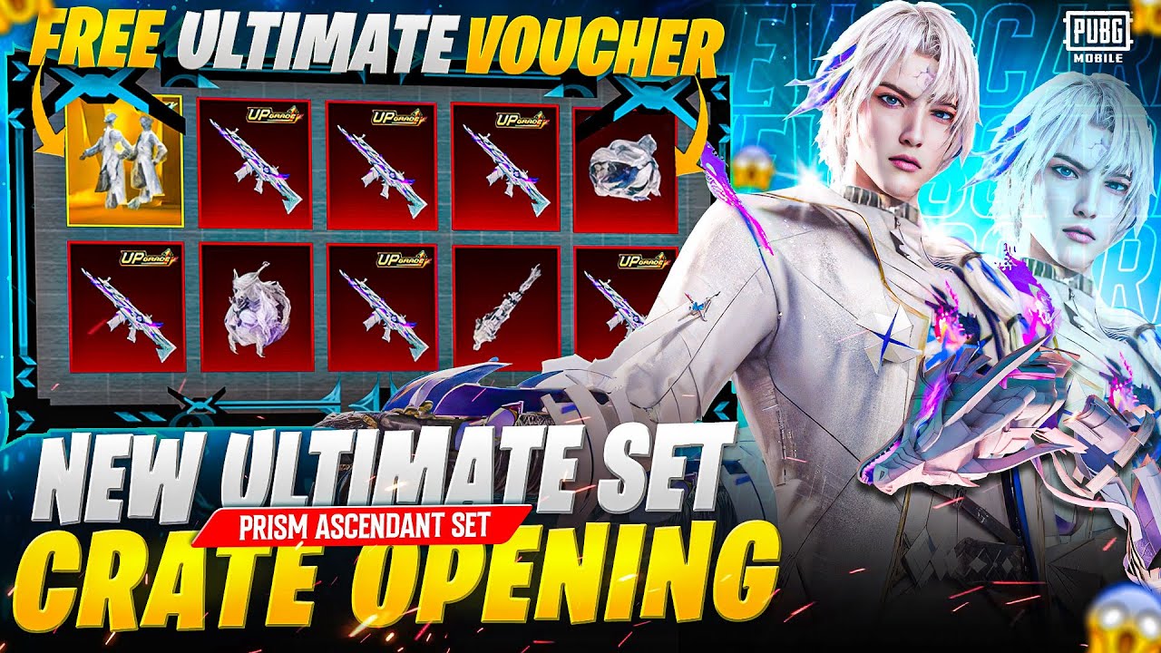 Free Ultimate Vouchers for Everyone | New Ultimate Spin Crate Opening | PUBGM 