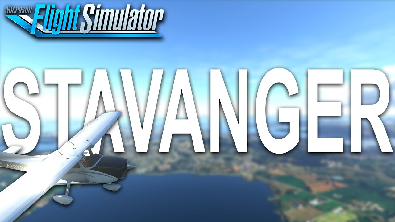 FLYTUR OVER STAVANGER! | Flight Simulator 2020