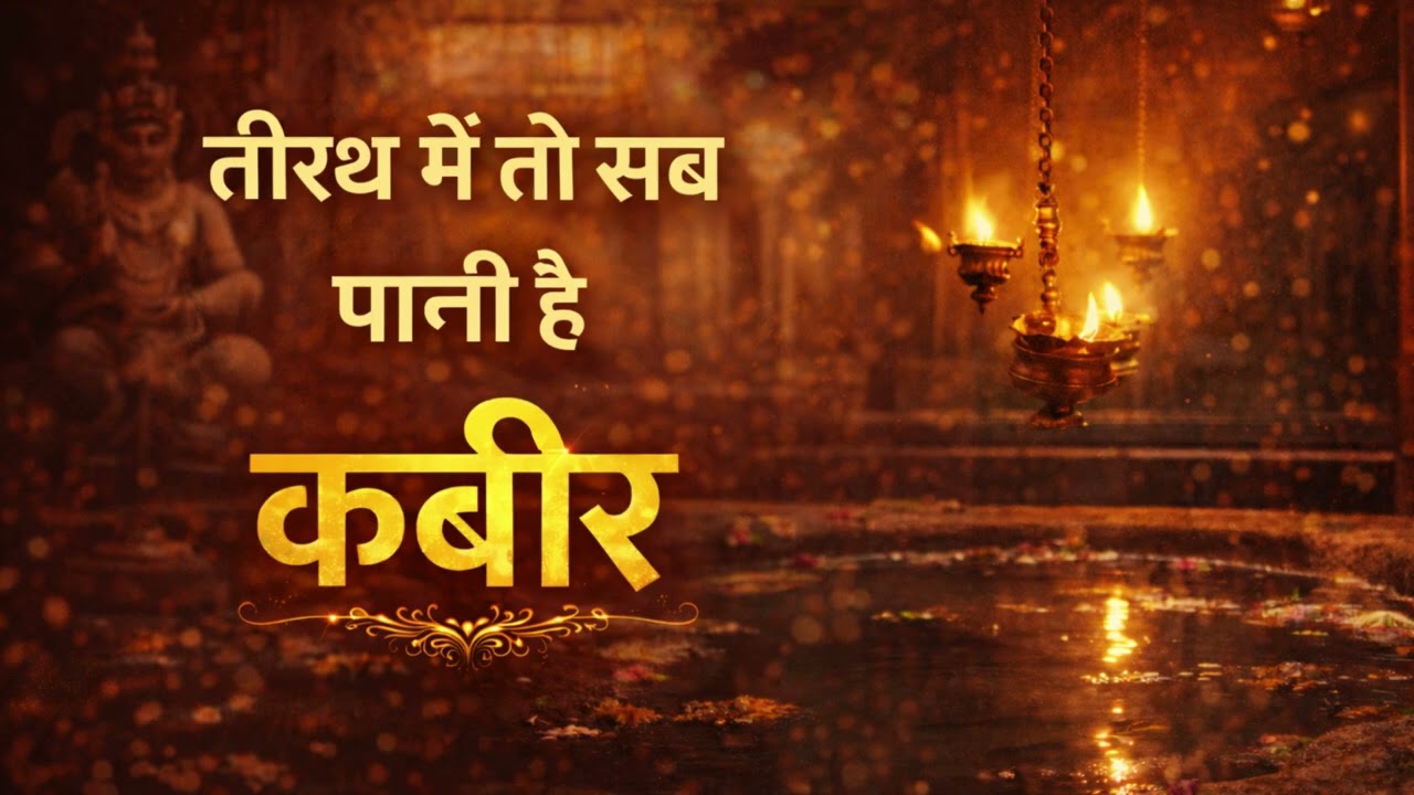 तीरथ में तो सब पानी है | Kabir Nirgun Bhajan | True God is Within, Not in Rituals
