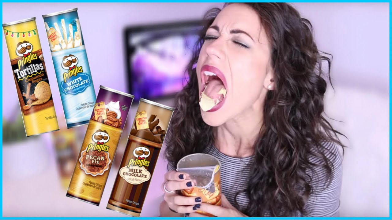 TRYING SWEET PRINGLES!